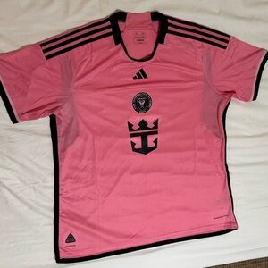 Inter Miami Jersey Mens 2XL Pink Adidas 24/25 Home Authentic MLS Soccer Shirt